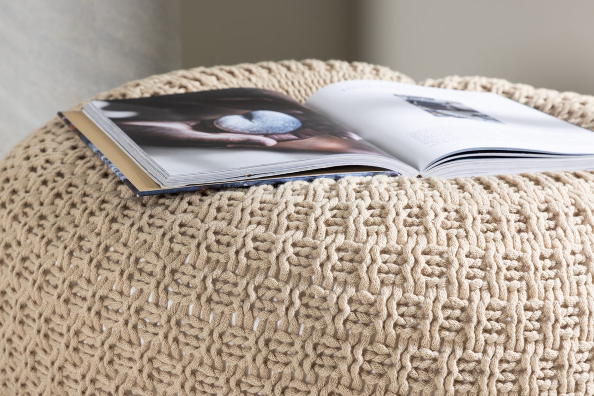 Venture Design Sam Puff ⌀45 ⌀45 Beige