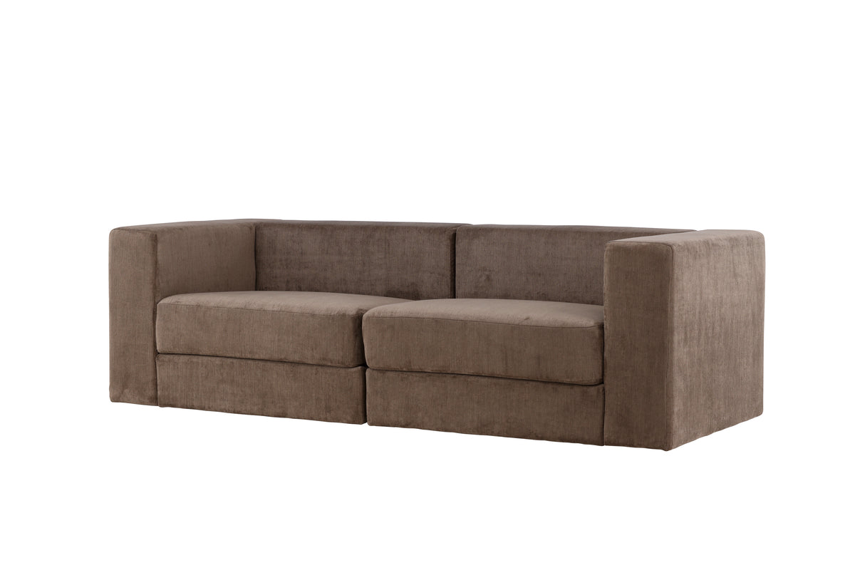 Venture Design Lumi 3-sits soffor Brun