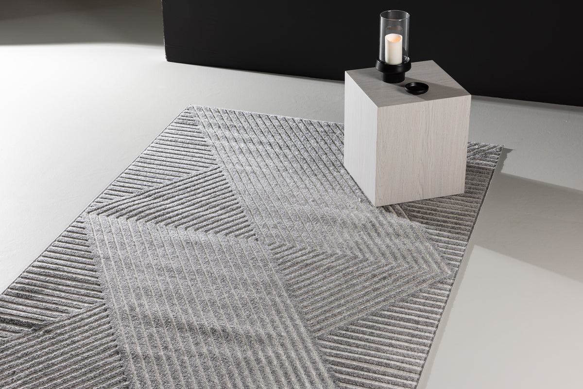 Venture Design Aron Rektangulära Mattor 290 × 200 Grå