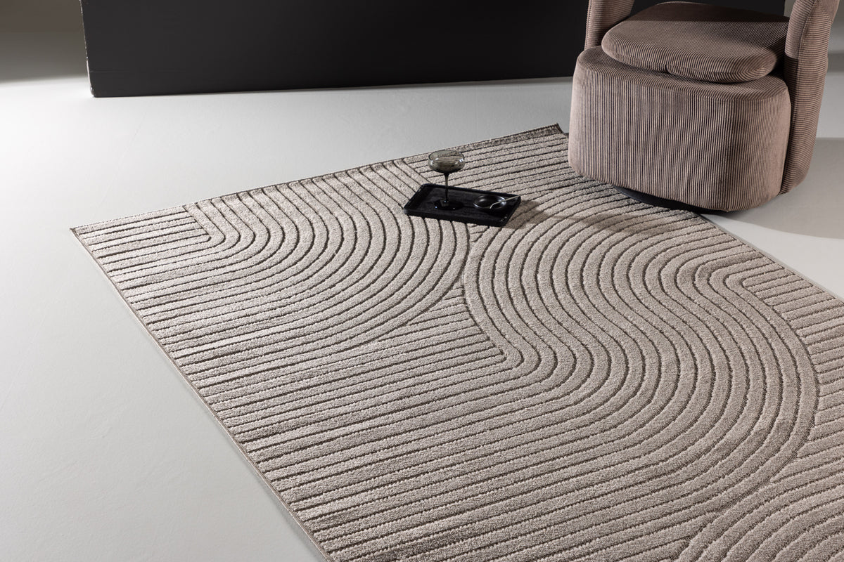Venture Design Vince Rektangulära Mattor 340 x 240 Brun