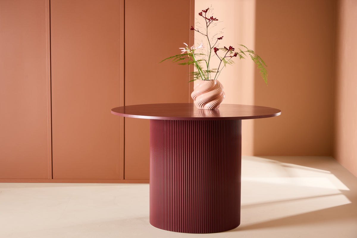 Venture Design Lenox Runda Matbord ⌀110 Vinröd