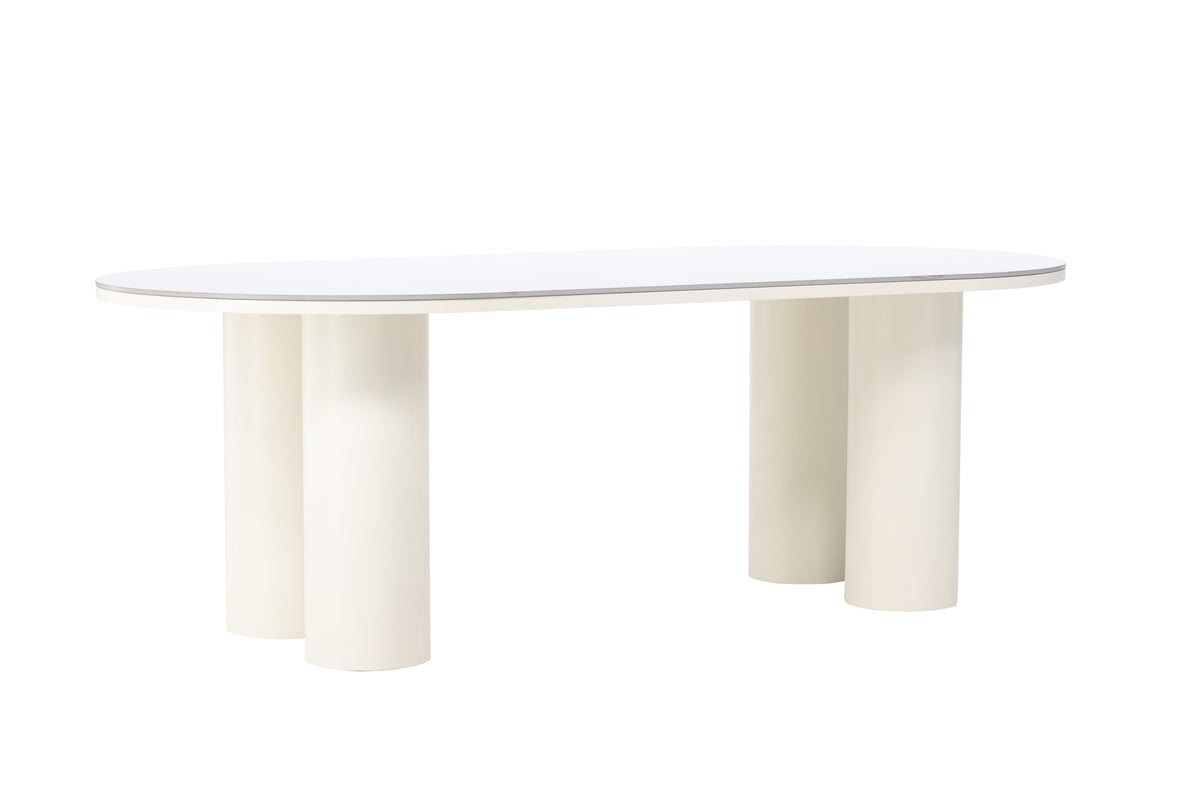 Venture Design Havstenssund Rektangulära Matbord 220 x 110 Vit
