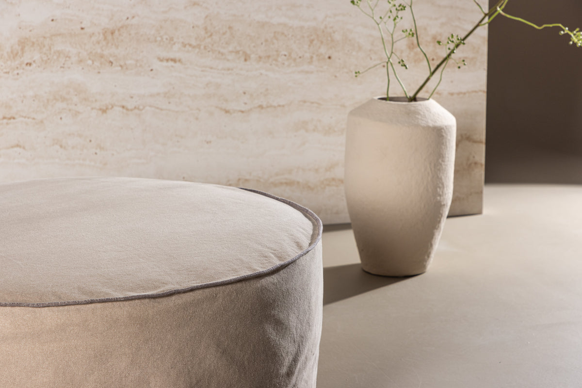 Venture Design Vindö Ottoman ⌀101 ⌀101 Brun