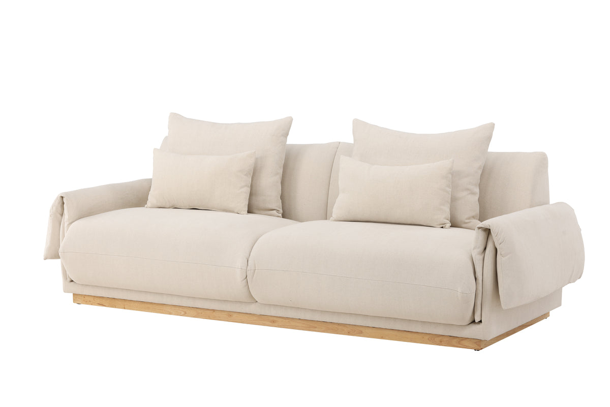 Venture Design Mollösund 3-sits soffor Beige