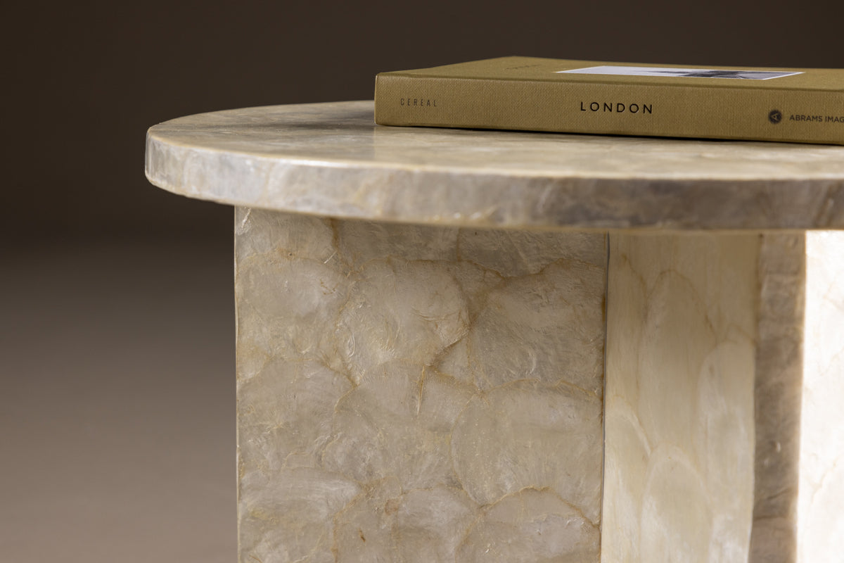 Venture Design Smögen Soffbord ⌀40 Beige
