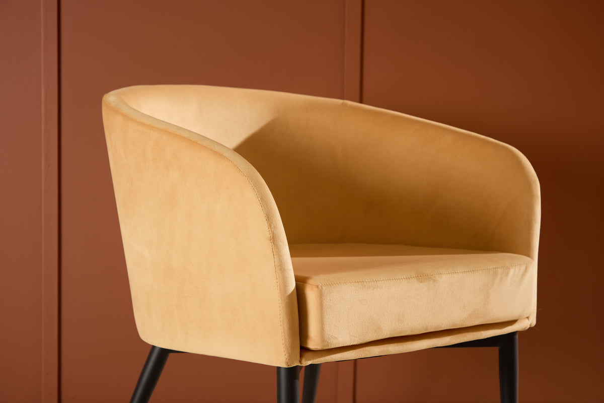 Venture Design Fluffy Fåtöljer Gul