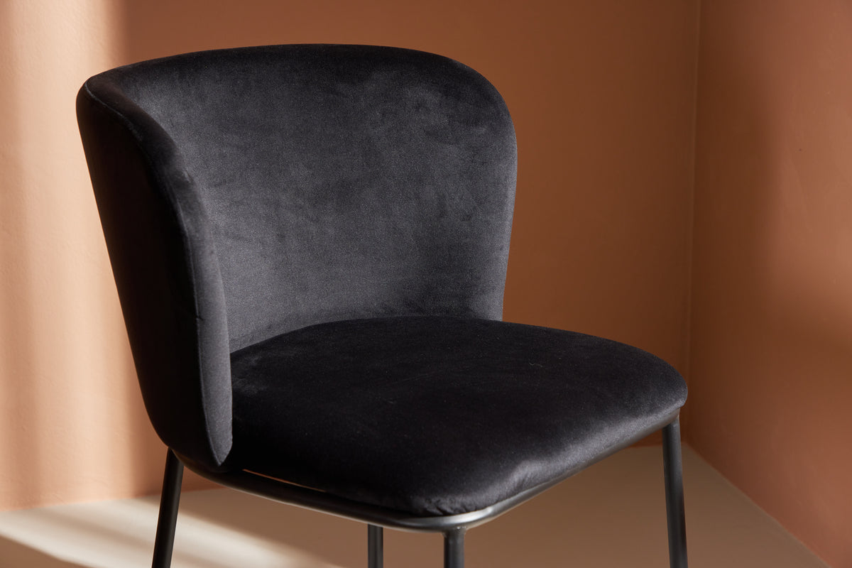 Venture Design Edina Matstolar 2-pack Svart
