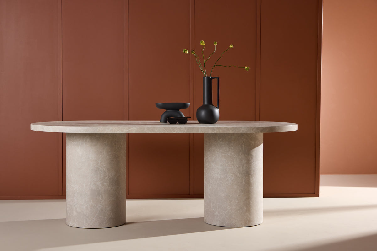 Venture Design Narvik Rektangulära Matbord 200 x 100 Beige