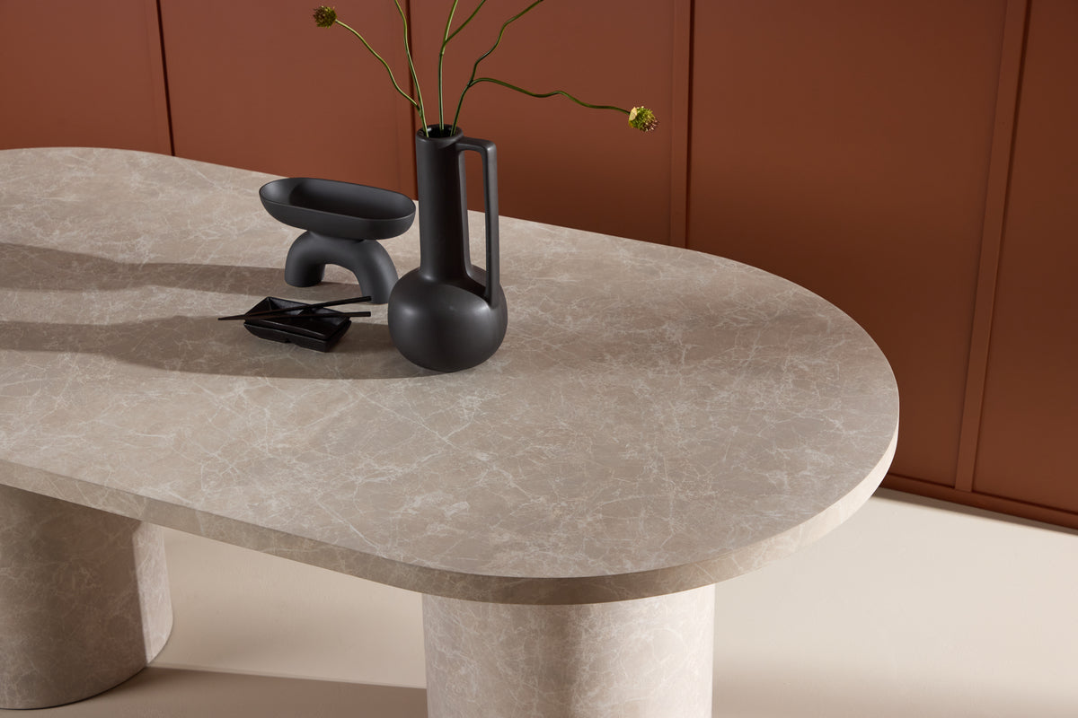 Venture Design Narvik Rektangulära Matbord 200 x 100 Beige