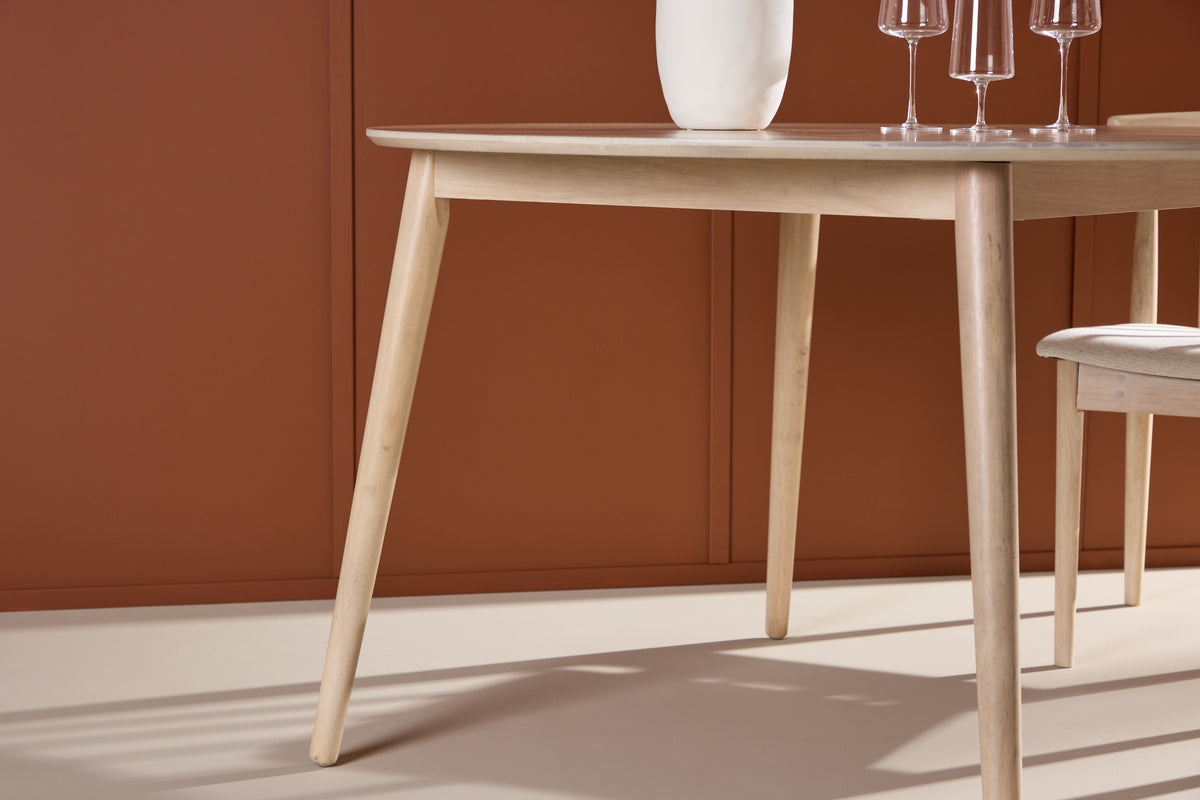 Venture Design Flora Runda Matbord ⌀120 Vitputsad
