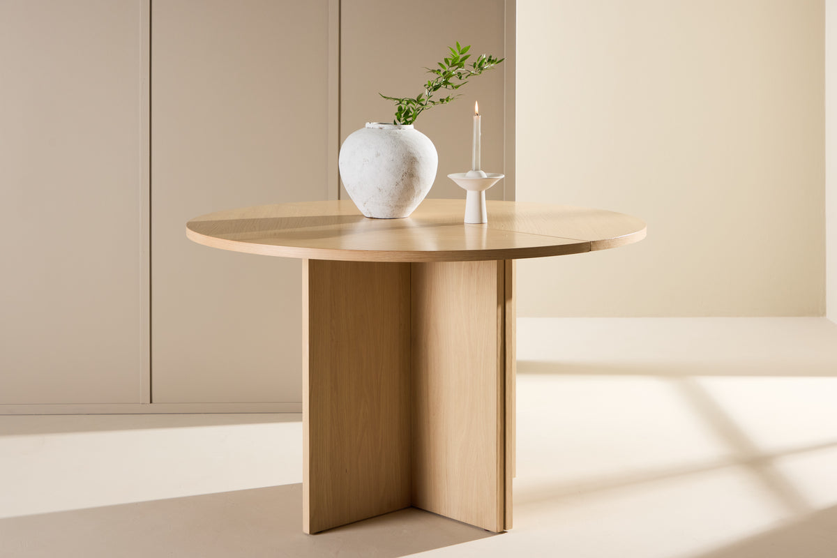 Venture Design Strada Rektangulära Matbord ⌀120 Vitputsad