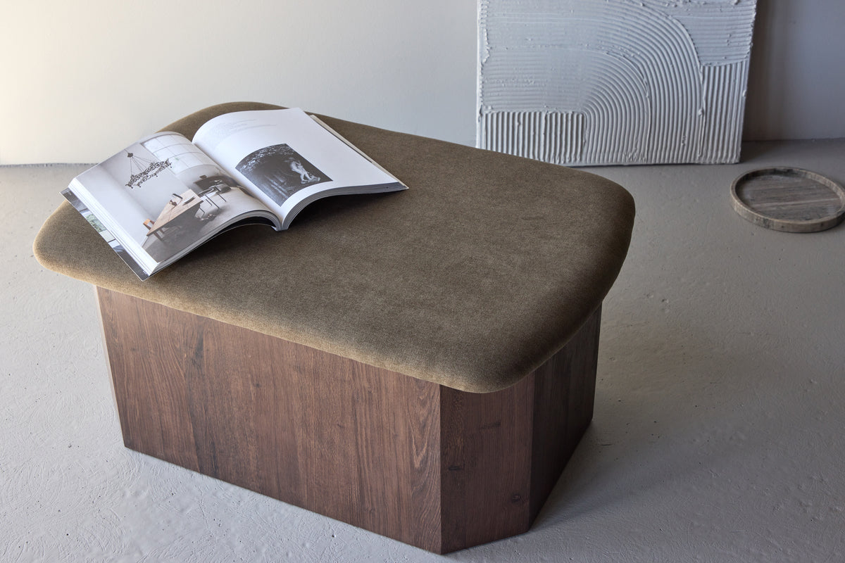 Venture Design Todd Ottoman 59 x 42 x 88 Brun