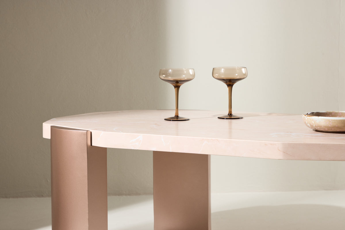 Venture Design Kres Soffbord 125 × 71 Rosa