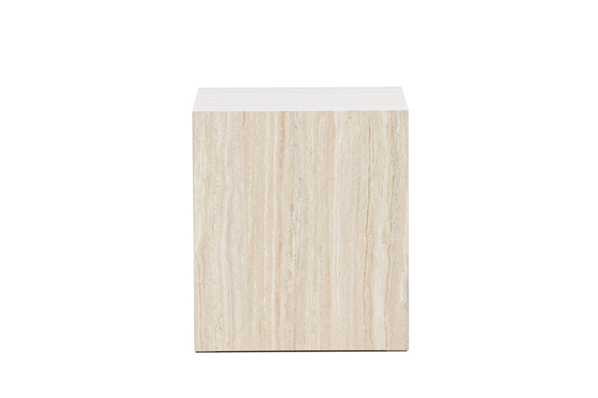 Venture Design York Soffbord 40 x 40 Beige