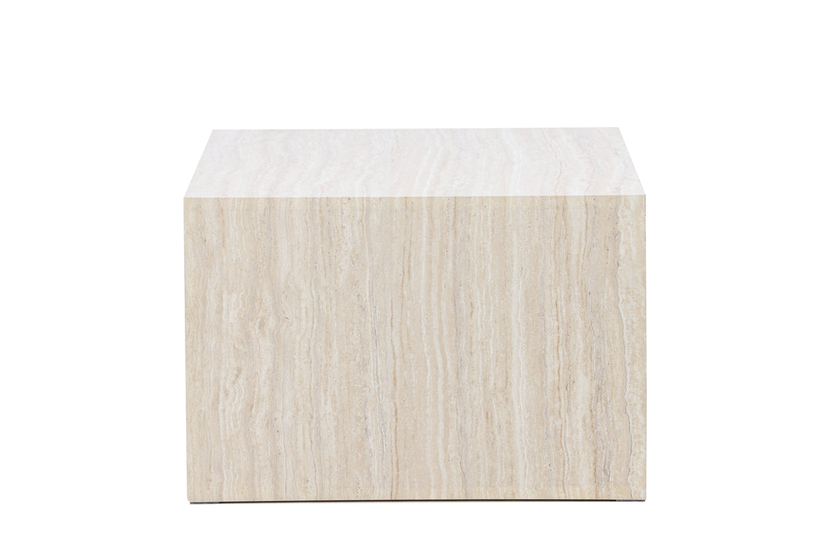 Venture Design York Soffbord 80 x 60 Beige