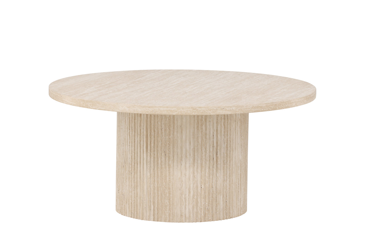 Venture Design Härön Soffbord ⌀80 Beige