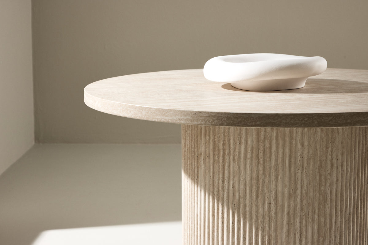 Venture Design Härön Soffbord ⌀80 Beige