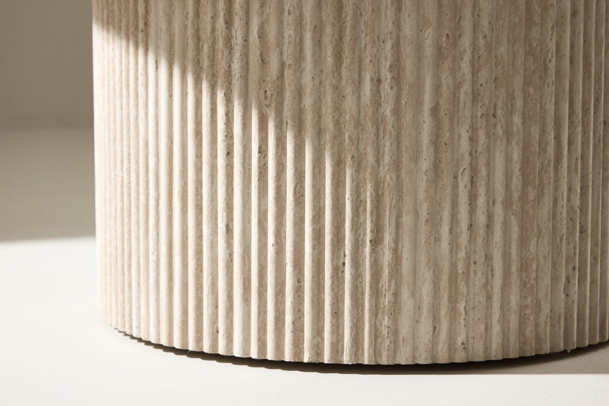 Venture Design Härön Soffbord ⌀80 Beige