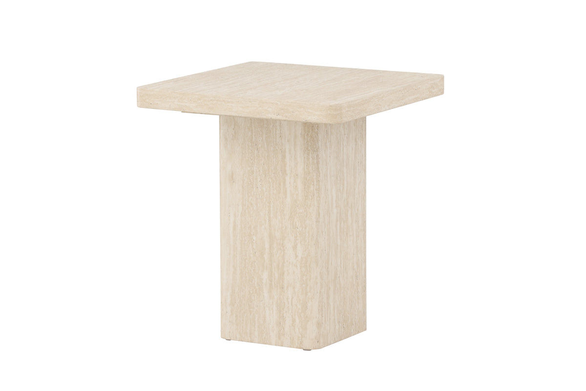 Venture Design Qvart Soffbord 50 x 50 Beige