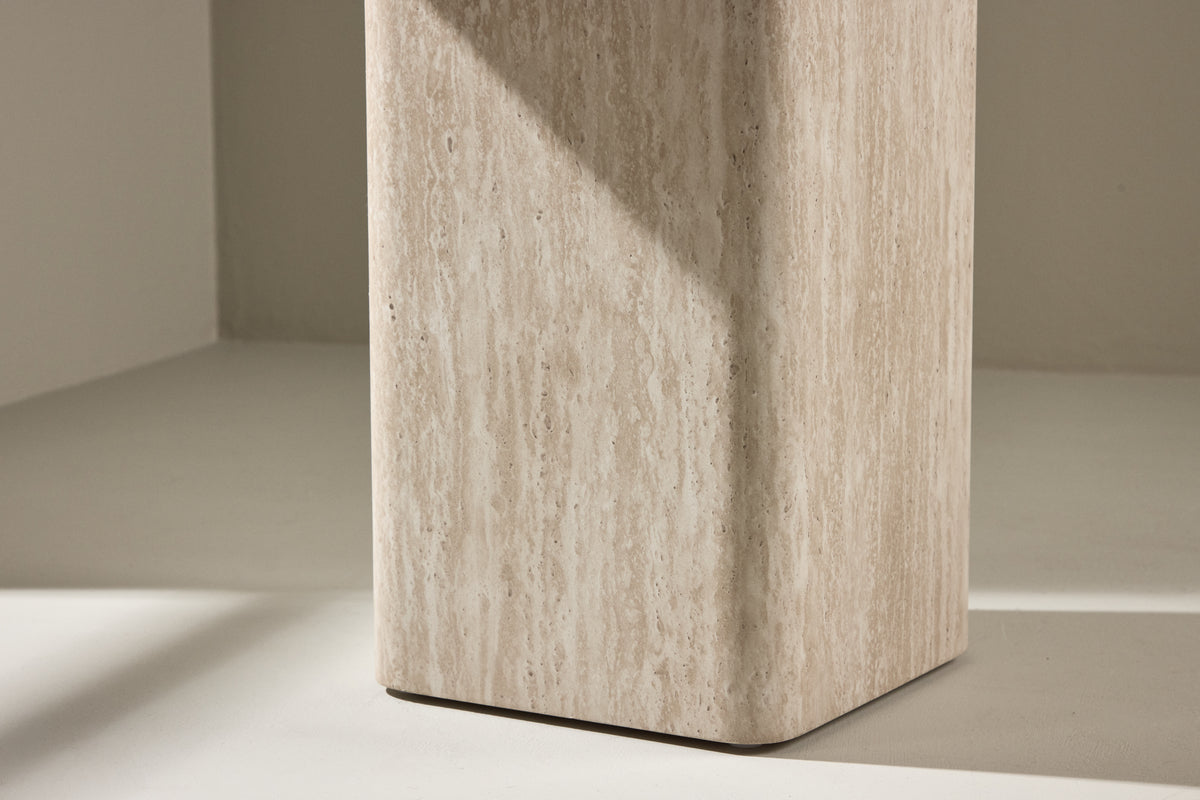 Venture Design Qvart Soffbord 50 x 50 Beige