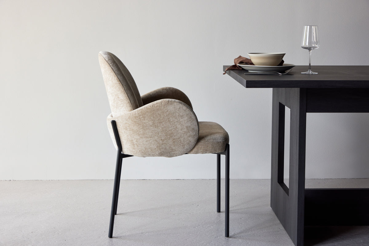 Venture Design Blom Matstolar 2-pack Beige