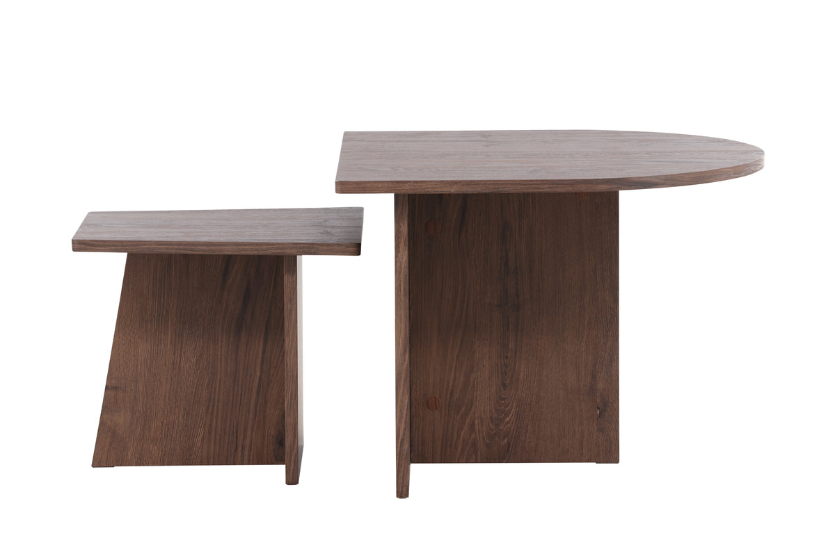Venture Design Sala Soffbord Bord 1: 60 cm, Bord 2: 40 cm x Bord 1: 60 cm, Bord 2: 40 cm Mocka