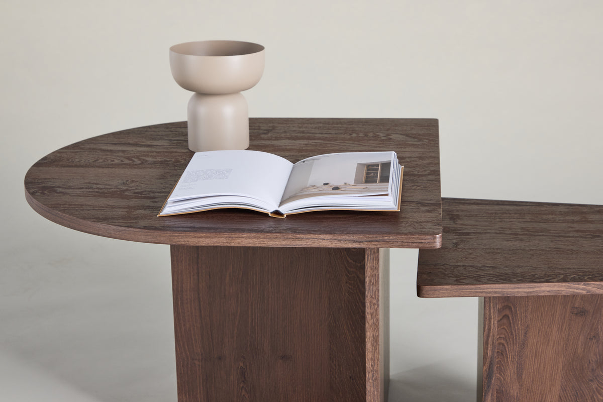 Venture Design Sala Soffbord Bord 1: 60 cm, Bord 2: 40 cm x Bord 1: 60 cm, Bord 2: 40 cm Mocka