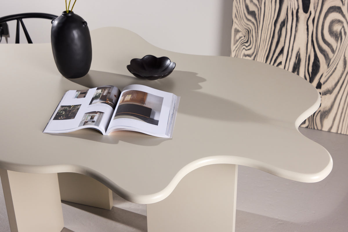 Venture Design Flower Ovala Matbord 190 x 123 Beige