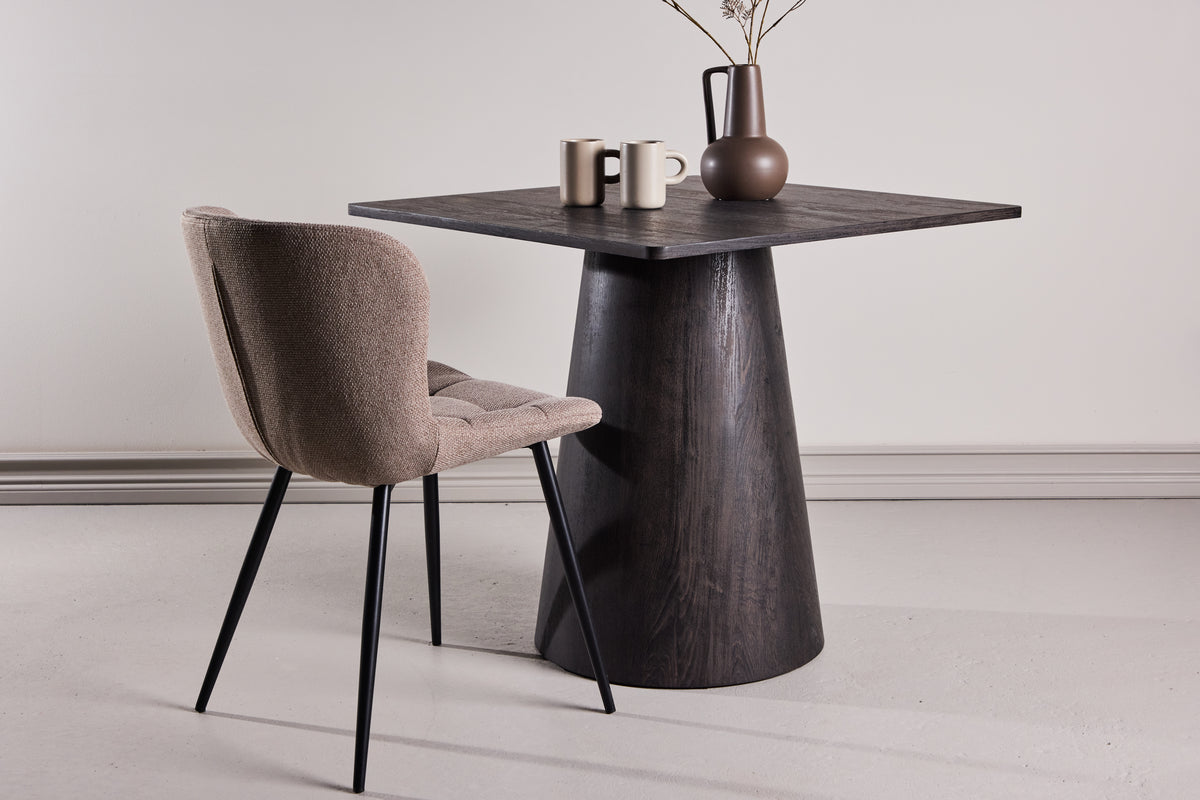 Venture Design Lanzi Rektangulära Matbord 80 x 80 Mocka
