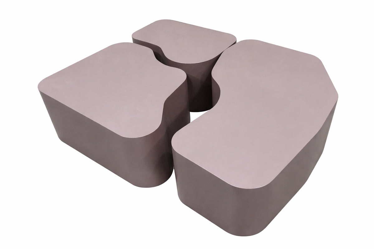 Venture Design Nordland Soffbord Table 1: 92x70x30, Table 2: 60x74x30, Table 3: 40x40x30 Brun