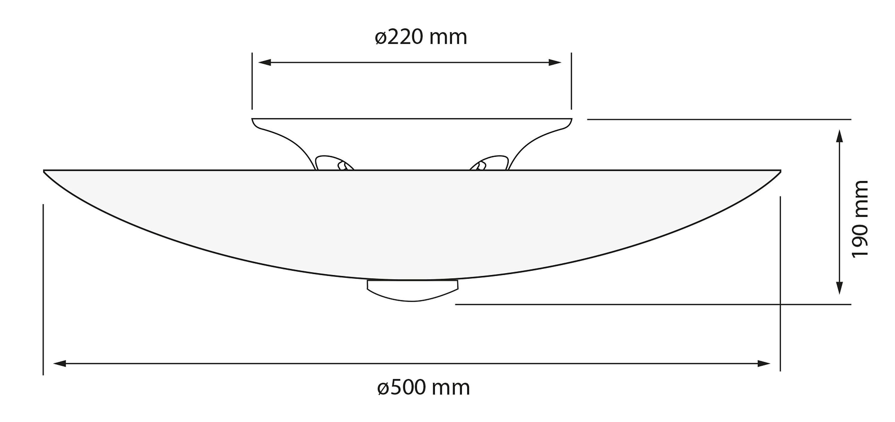 Aneta Home VINRANKA plafond Ø50