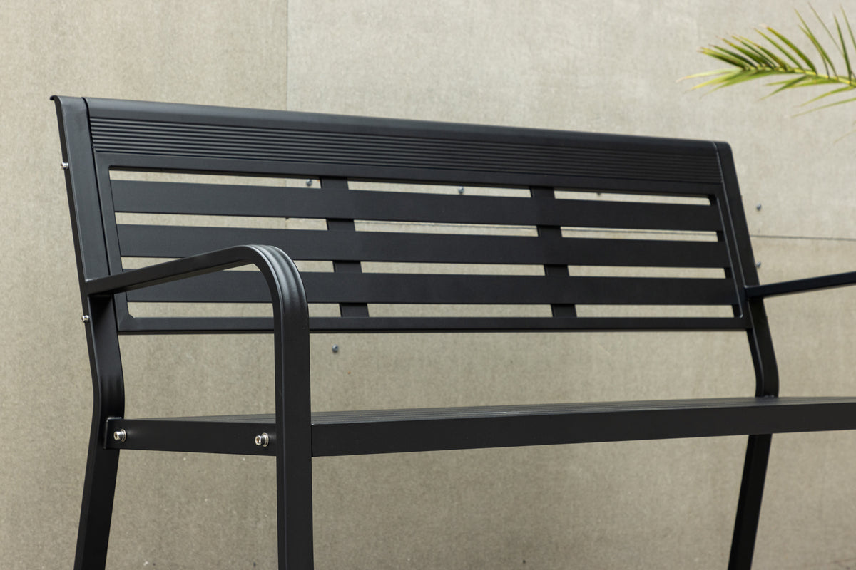 Venture Design Elvas Bänksoffor 60 x 84 x 125 Svart