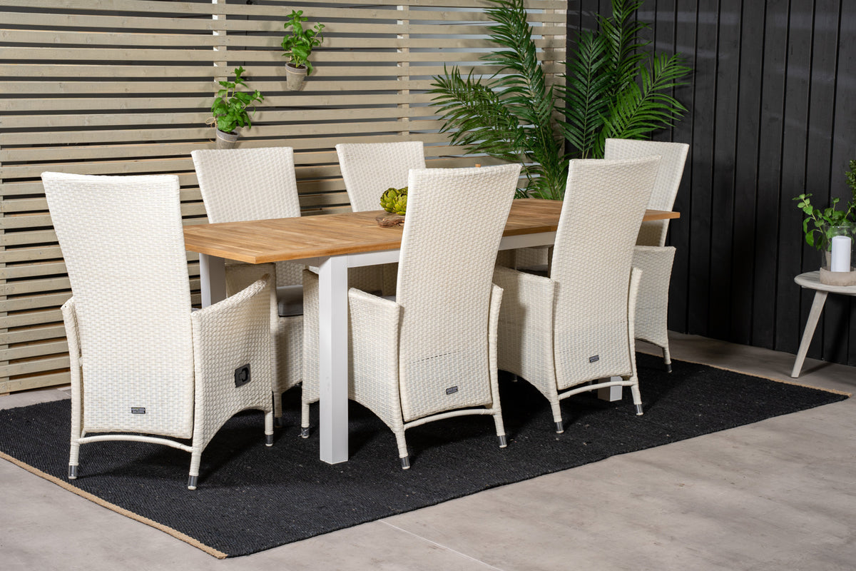 Venture Design Padova Reclinerstolar 2-pack Vit