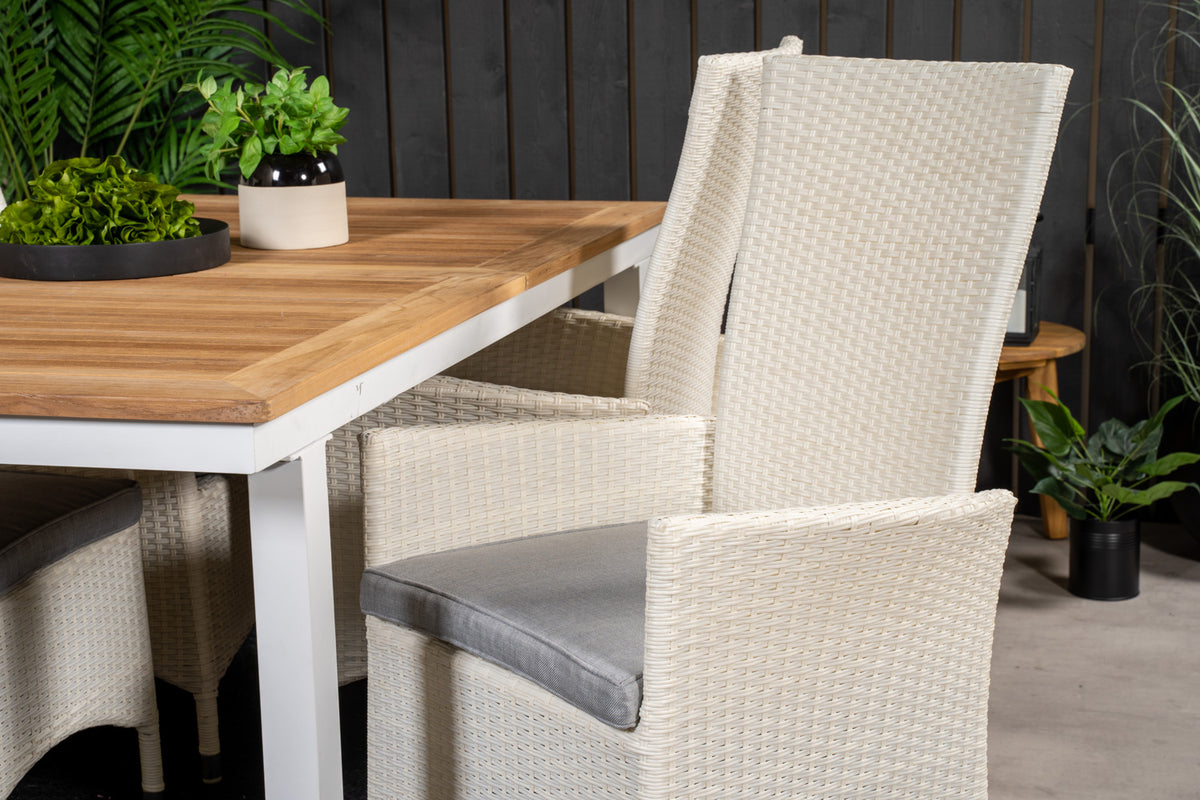 Venture Design Padova Reclinerstolar 2-pack Vit