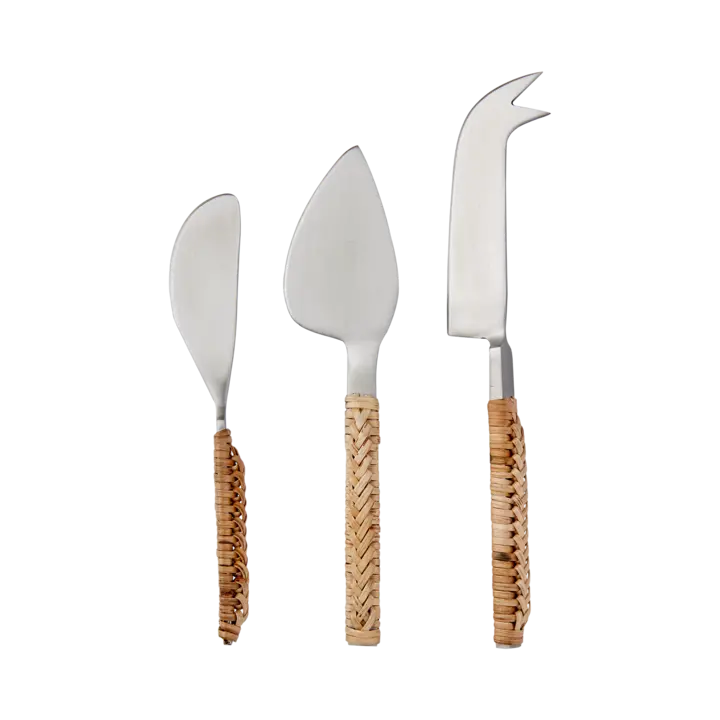 Affari of Sweden ODIN Ostkniv, set om 3, Silverfärgad/natur