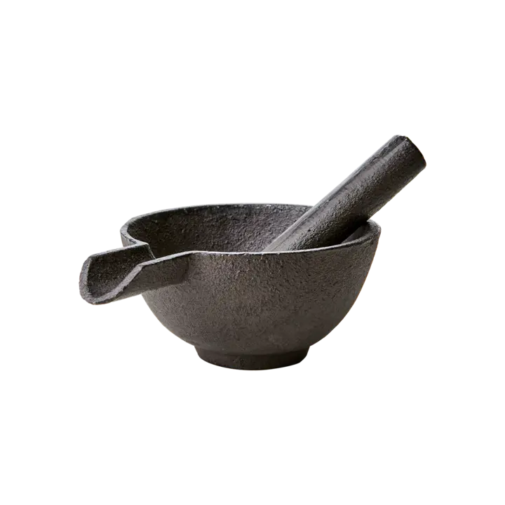 Affari of Sweden FREJ Mortel dekoration L, Brun/svart