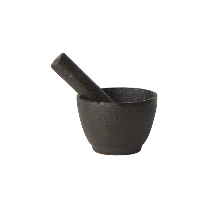 Affari of Sweden FREJ Mortel dekoration L, Brun/svart