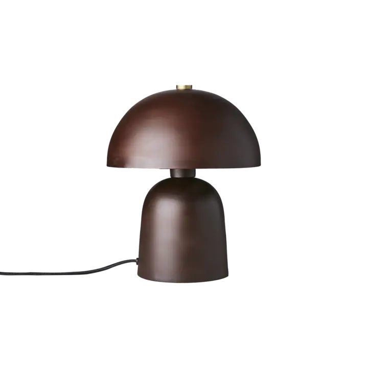 Affari of Sweden FUNGI Bordslampa/Limited Edition M, Mässingsfärgad/brun