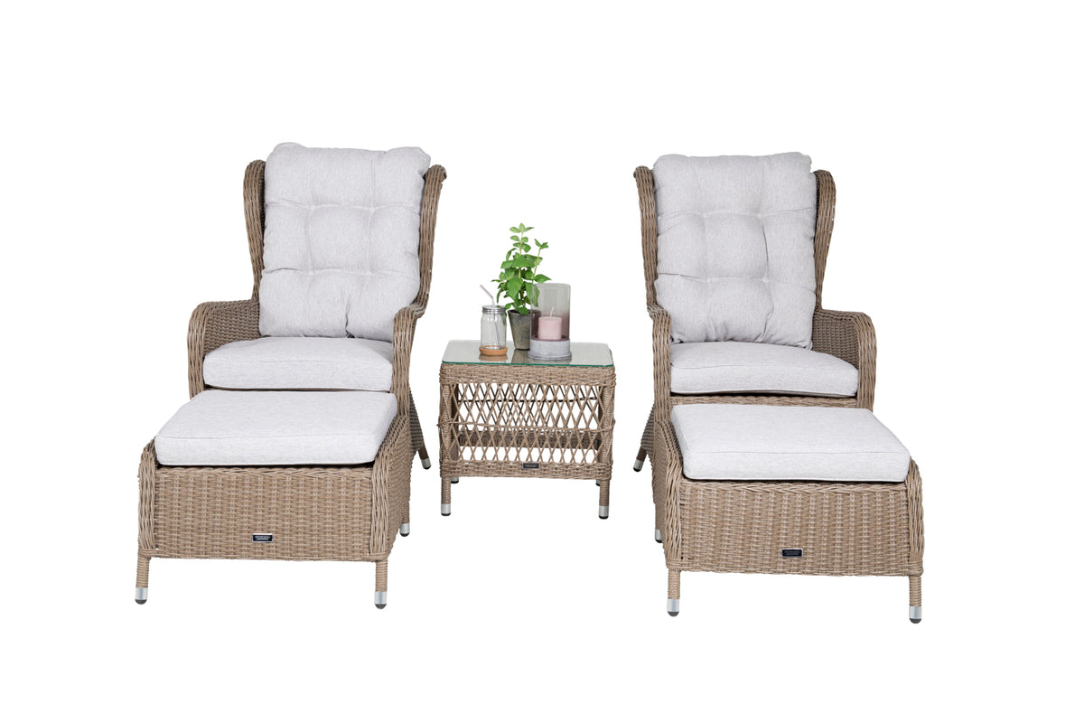 Venture Design Washington Lounge Set Natur