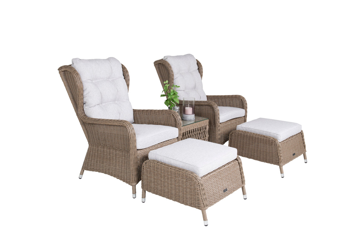 Venture Design Washington Lounge Set Natur