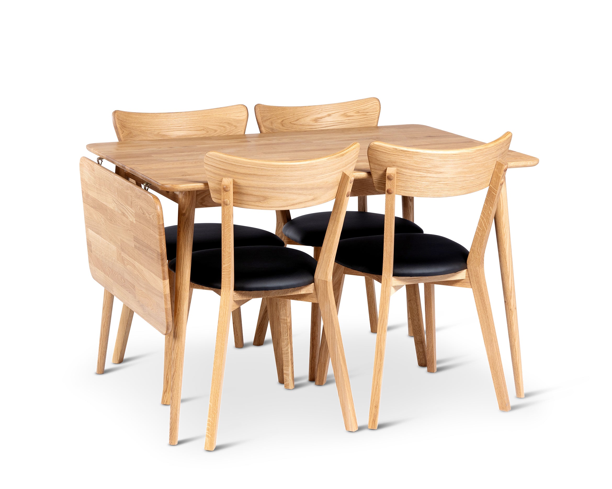 Stenexpo Alborg 120/160x80 med 4 st.Växjö stol.