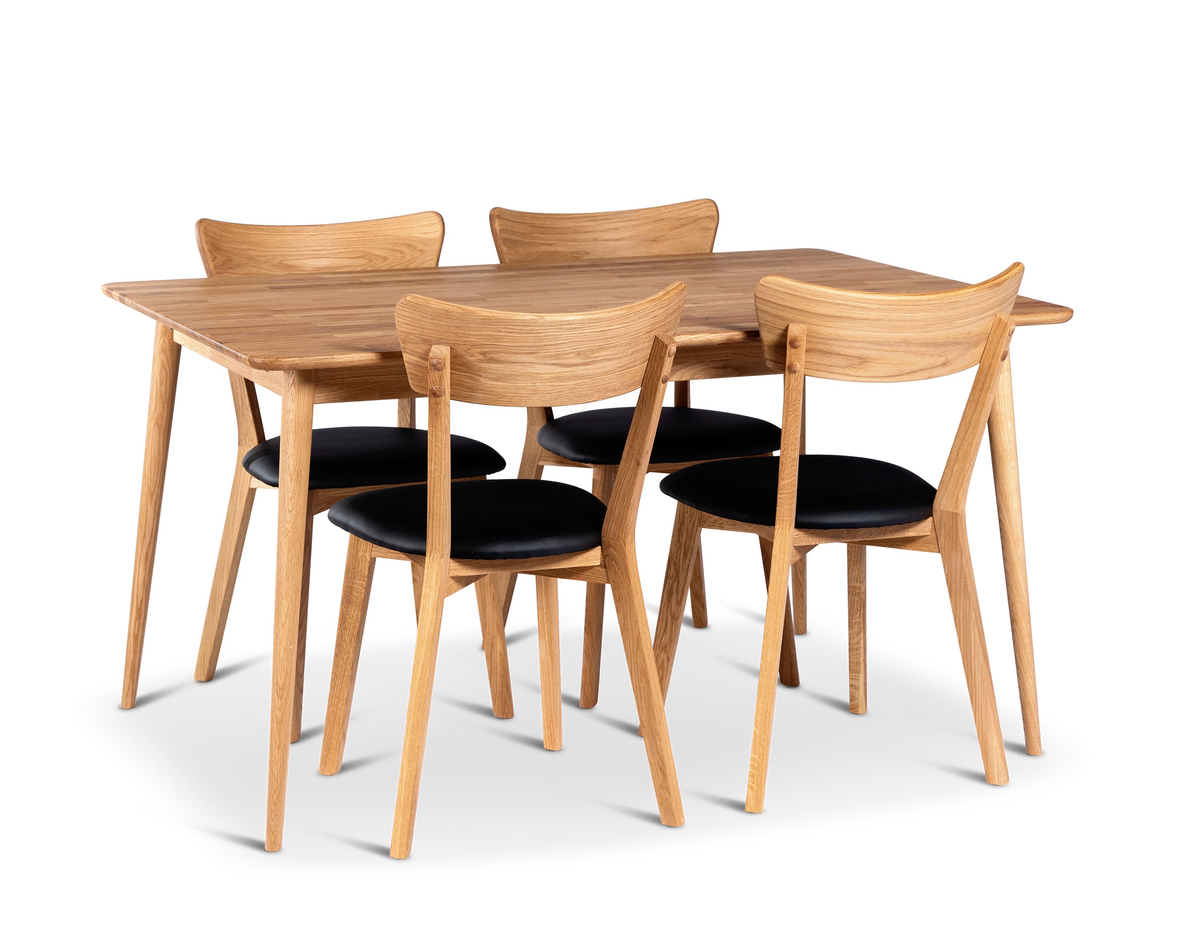 Stenexpo Alborg 140x90 med 4 st.Växjö stol.