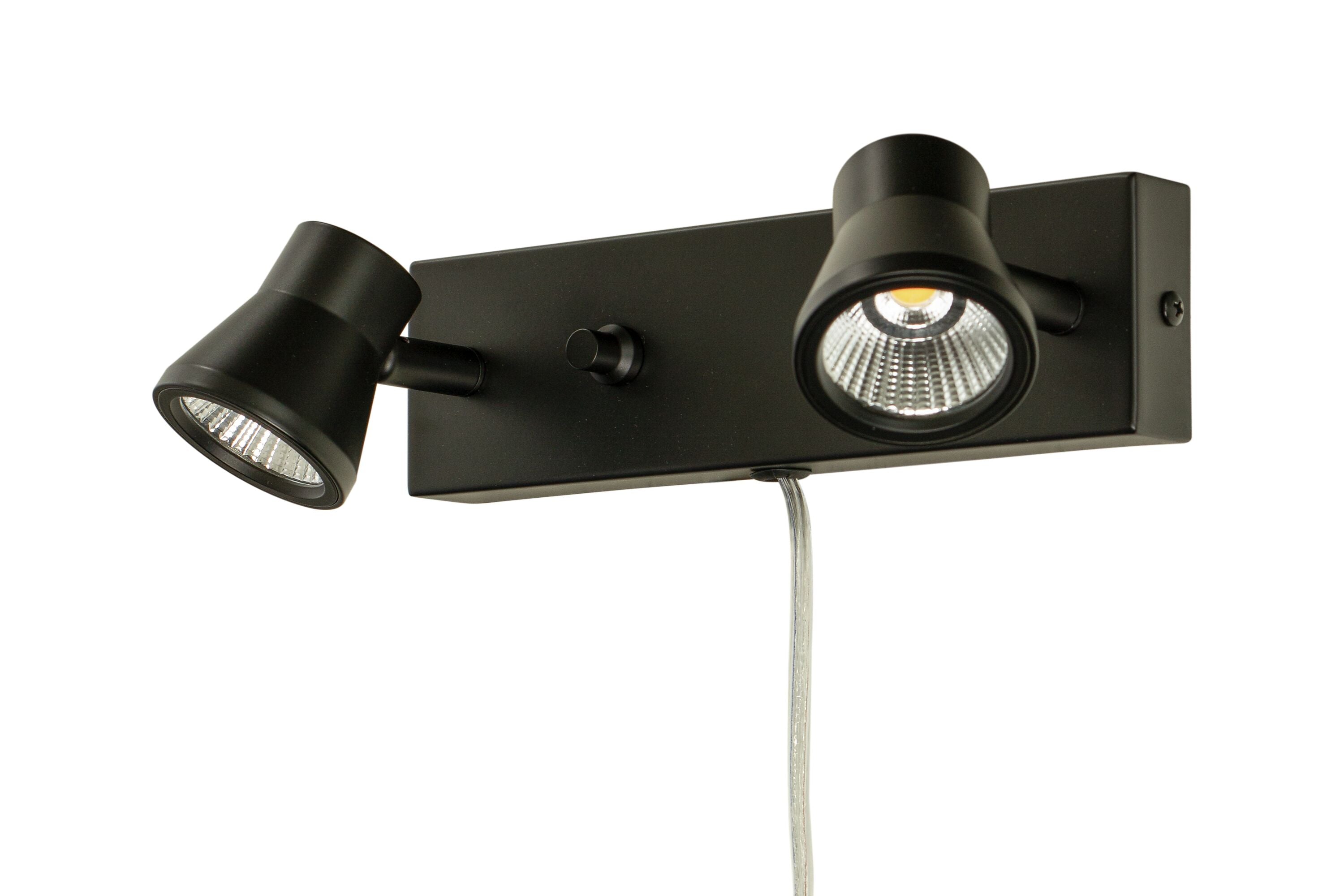 Aneta Home PLUTO vägglampa dubbel