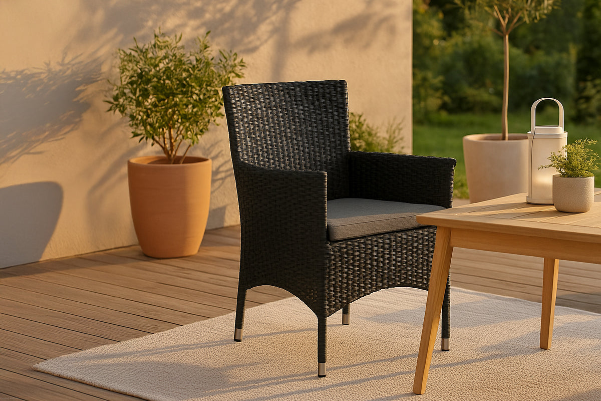 Venture Design Malin Matstolar 2-pack Svart