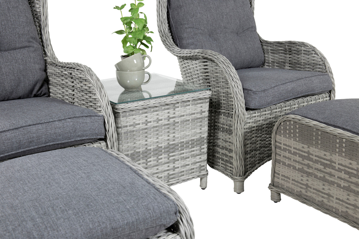 Venture Design Vikelund Lounge Set Grå