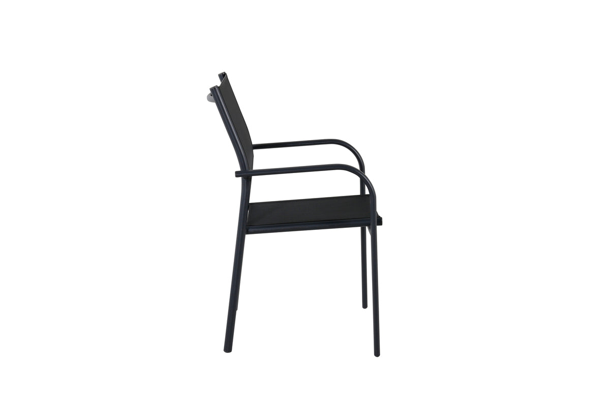 Venture Design Santorini Matstolar 2-pack Svart