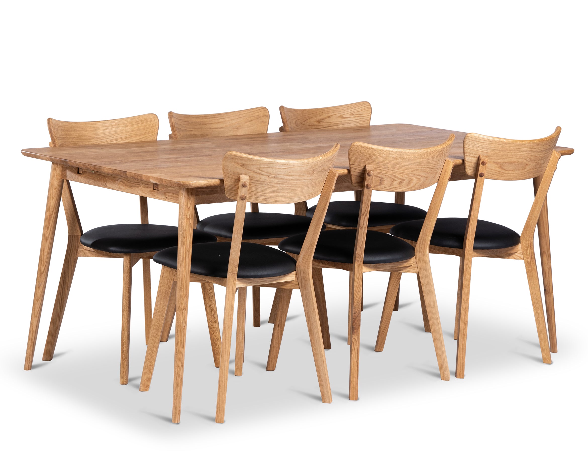 Stenexpo Alborg 180x90 med 6 st.Växjö stol.