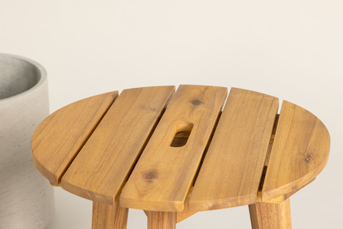 Venture Design Chania Sidobord ⌀40 Natur