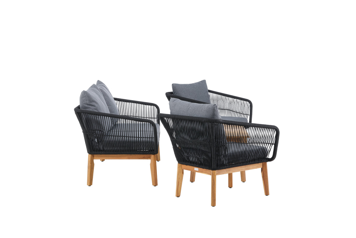 Venture Design Chania Soffgrupper Natur Svart