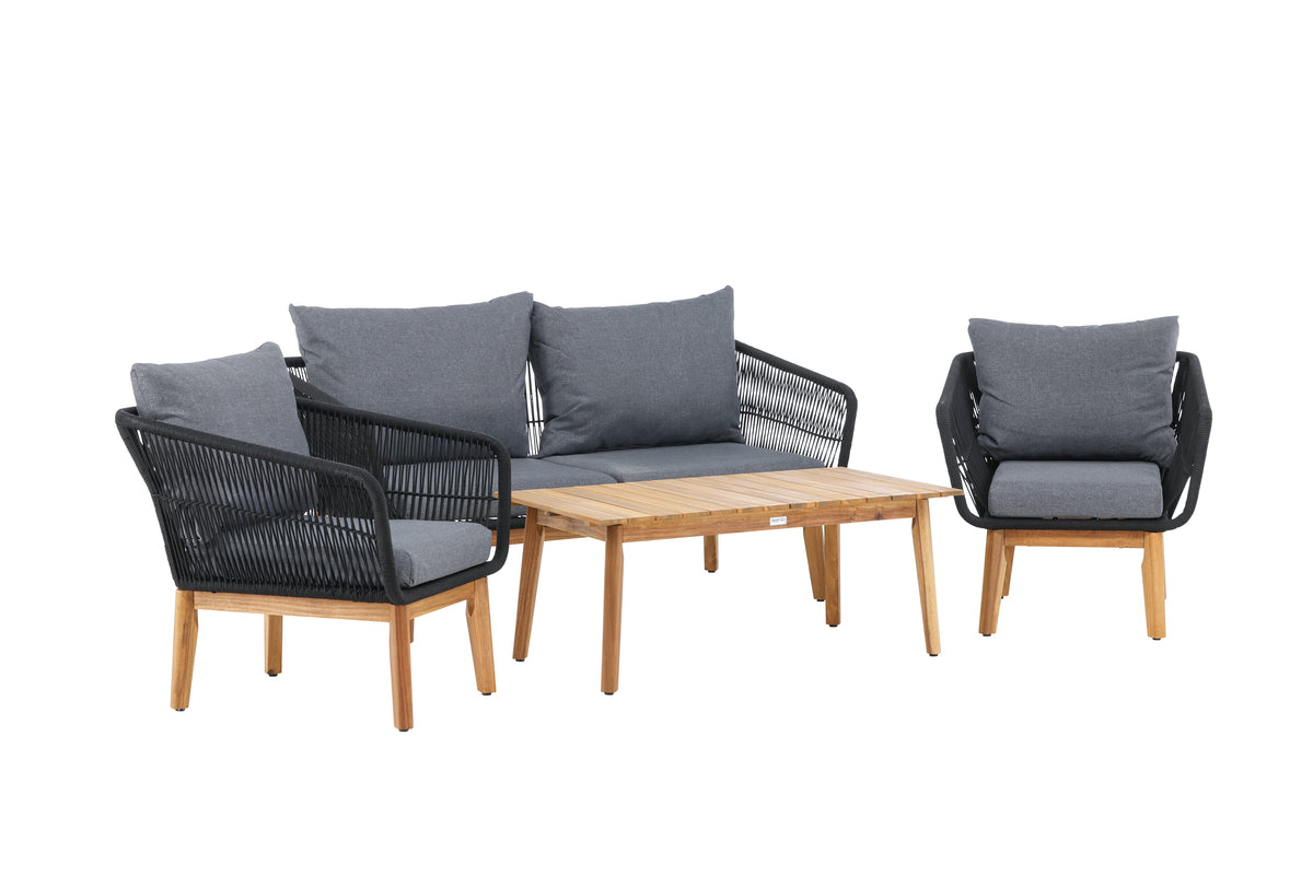 Venture Design Chania Soffgrupper Natur Svart